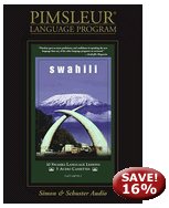 Swahili, Pimsleur Language Program 